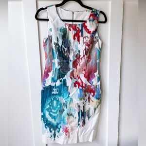 Elie Tahari Multicolor Sleeveless Dress